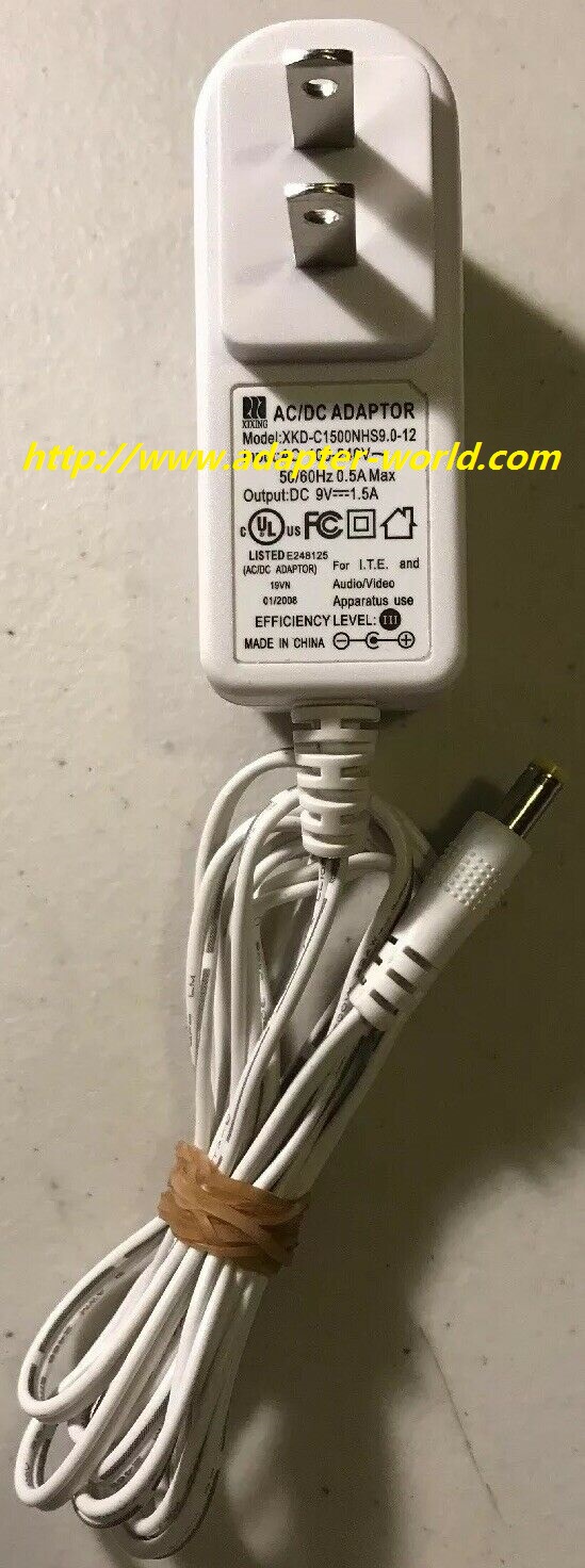 *100% Brand NEW* Xixing Model XKD-C1500NHS9.0-12 9V DC 1.5A AC/DC Power Adaptor Free shipping!